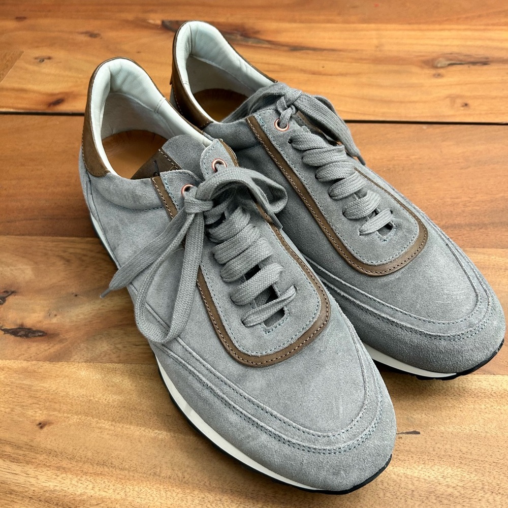 Goodman- Made in Italy grew and brown sneakers
